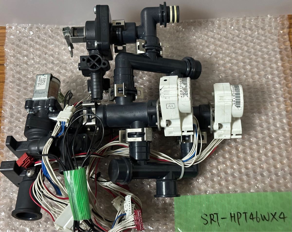 ジャンク品 エコキュート貯湯ユニット 混合弁NSAE001N08 /NSAEOO1OO8 2個 電磁給湯弁T708-550RA 逃し弁SD2029VM 190kPa 形名SRT-HPT46WX4