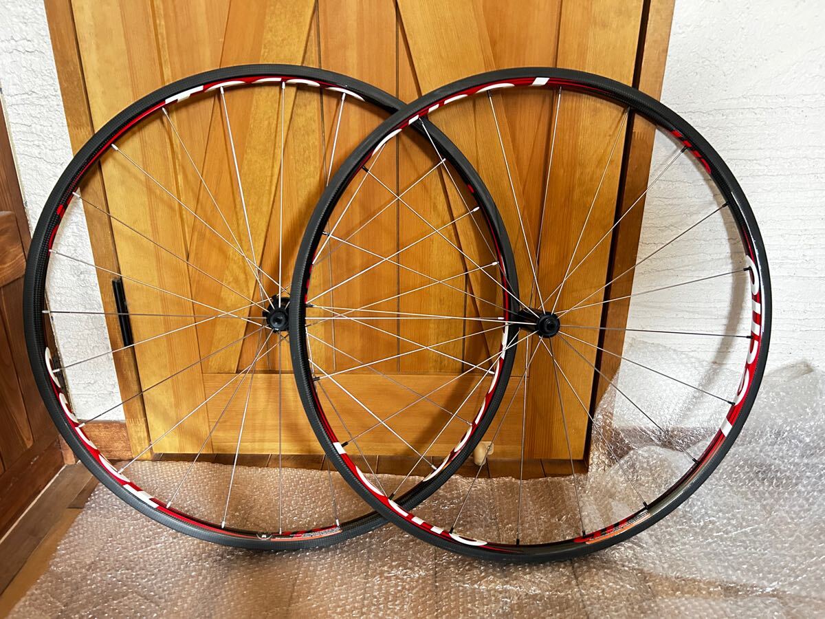 Tecno air ホイール 10-11S カーボンチューブラー 前後セット シマノ ホイール SHIMANO