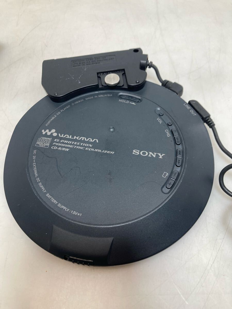 50-1 ジャンク SONY CD WALKMAN D-NE830 CDウォークマン CD