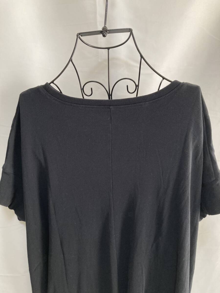 sensounico センソユニコ cube-cube　キューブ　トップス　カットソー　チュニック　黒　半袖　夏　古着 Tシャツ 古着 インナー cu１－１1