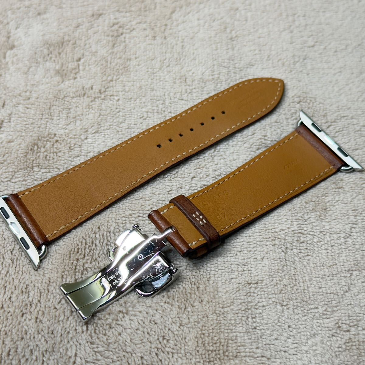 即決 Apple Watch HERMES 46mm 45mm 44mm フォーヴ ディプロイ 即決 Apple Watch HERMES 46mm 45mm 44mm フォーヴ ディプロイ