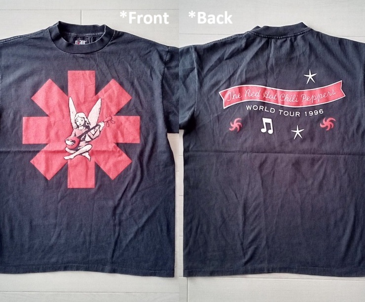 Lsize Red Hot Chili Peppers fairy レッドホットチリペッパーズ レッチリ バンド ビンテージスタイル プリントTシャツ *BIO 新品