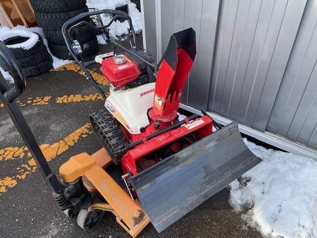 現状品 除雪機 Je-60F 整備可能な方 直接受け渡し可