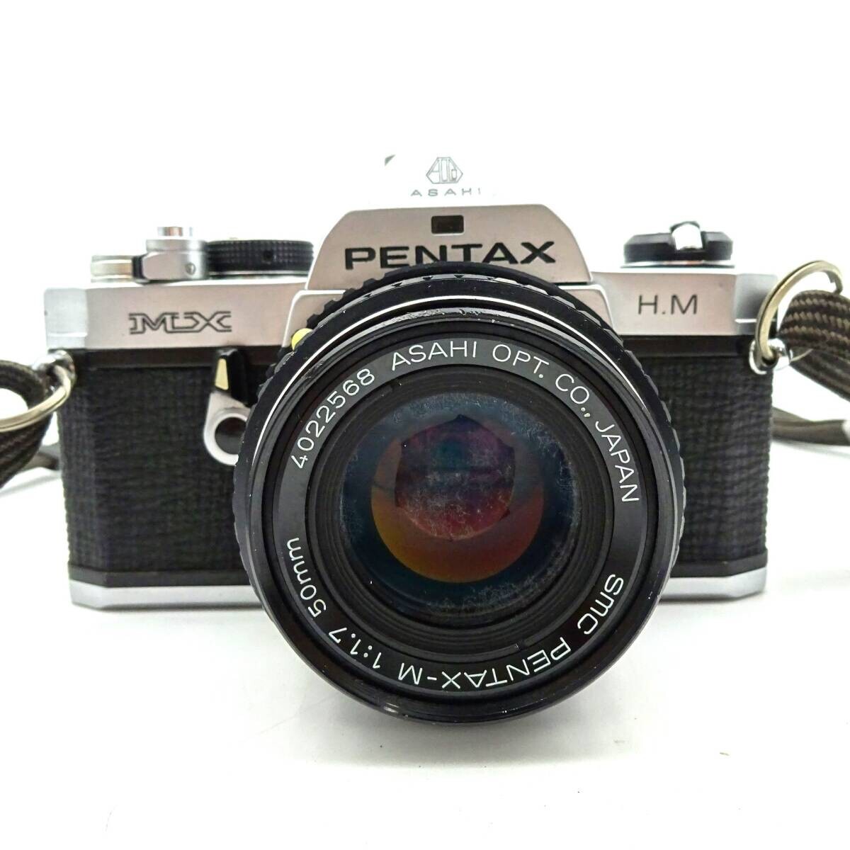 ASAHI PENTAX MX シルバー 一眼レフカメラ フィルムカメラ アサヒ ペンタックス SMC PENTAX‐M 1:1.7 50mm ボディ+レンズ_画像1