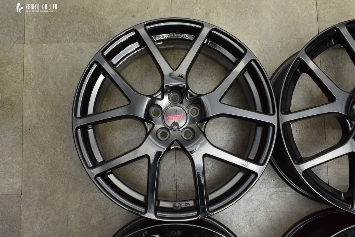 希少 STIホイール】スバル XV 純正 18in 7.0J +55 PCD100 4本 希少 STIホイール】スバル XV 純正 18in 7.0J +55 PCD100 4本