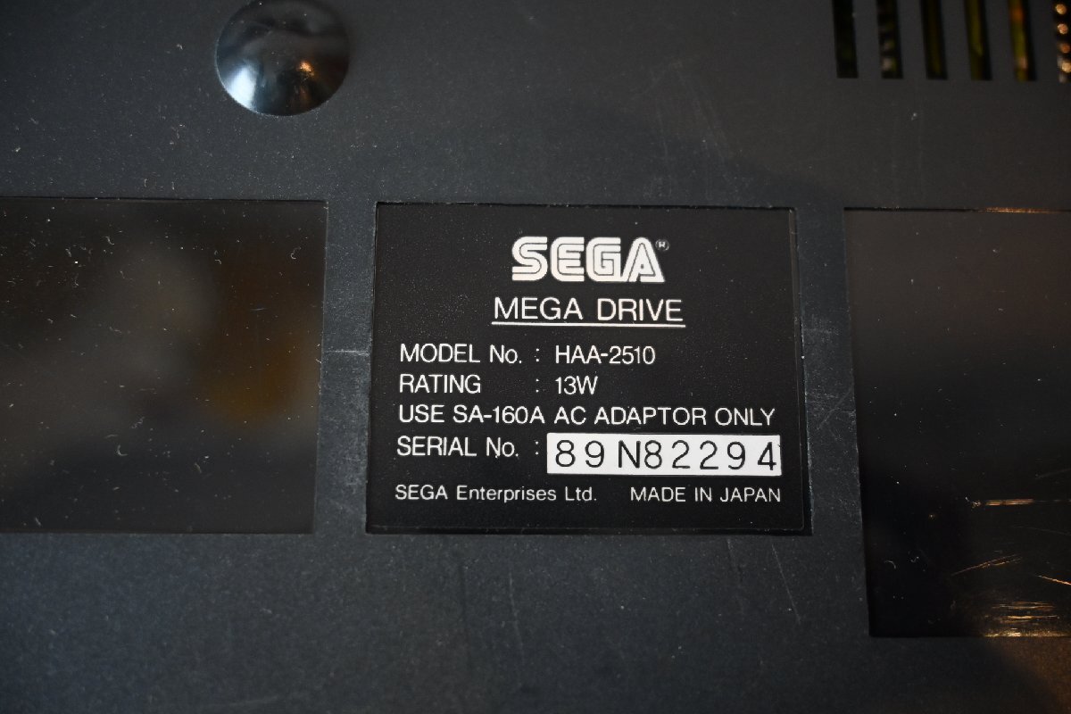 0SEGA MEGA DRIVE 16 bit Sega Mega Drive игра машина контроллер в коробке старый инструмент. gplus Hiroshima 2501i