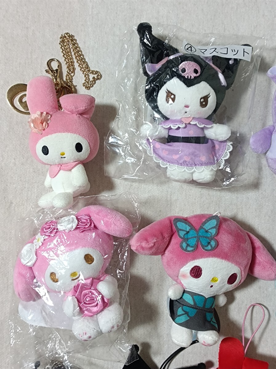 マイメロディ クロミ バク こぎみゅん イニシャル ぬいぐるみ マイメロディ クロミ バク こぎみゅん イニシャル ぬいぐるみ