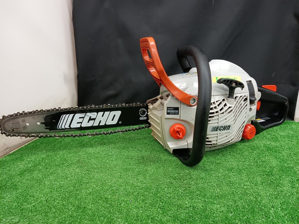 中古品 エコー ECHO 35cm エンジンチェンソー オールラウンドソー GC351