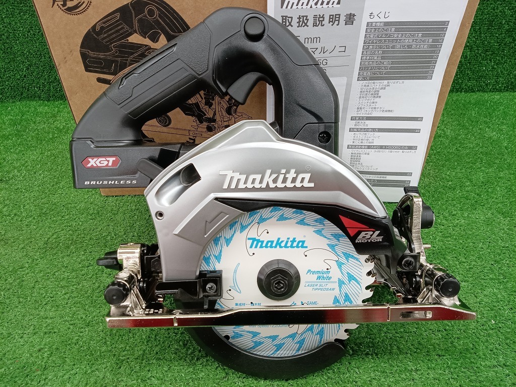 未使用品 makita マキタ 40V 125mm 充電式 マルノコ HS005GZB 黒 本体のみ