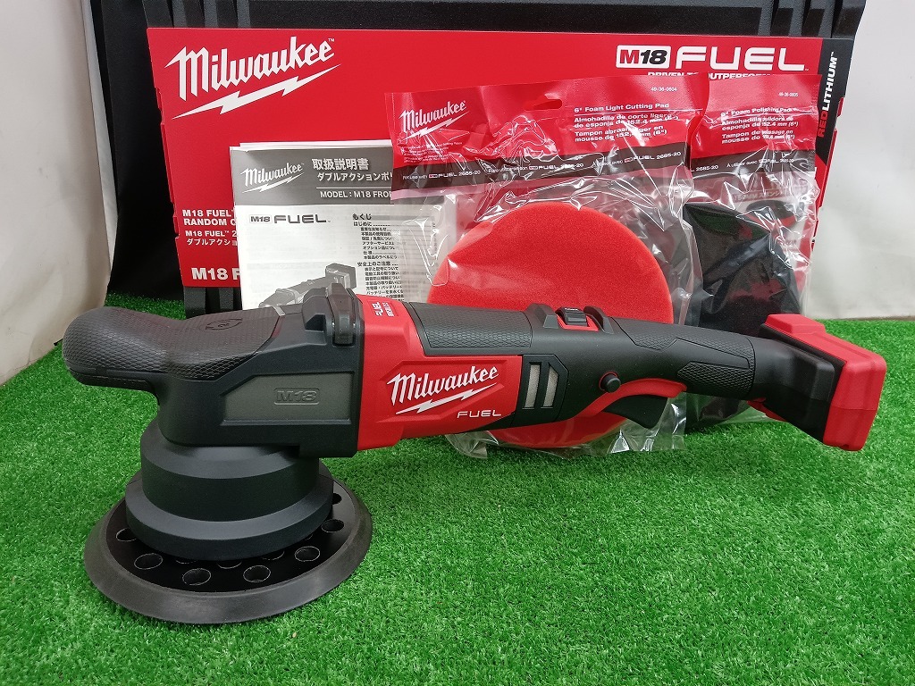 未使用品 ミルウォーキー milwaukee M18 FUEL 18V 21MM ダブルアクションポリッシャー M18 FROP21-0X0 JP 【１】