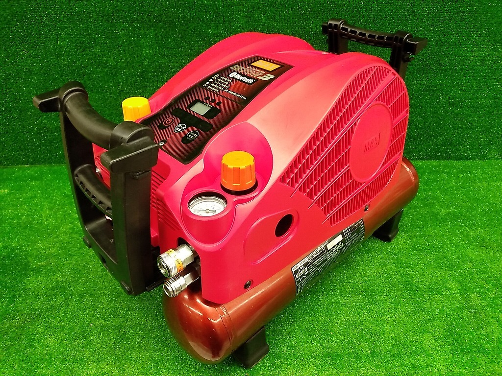 中古品 MAX マックス 45気圧 高圧 エアコンプレッサ AK-HH1270E3 タンク11L
