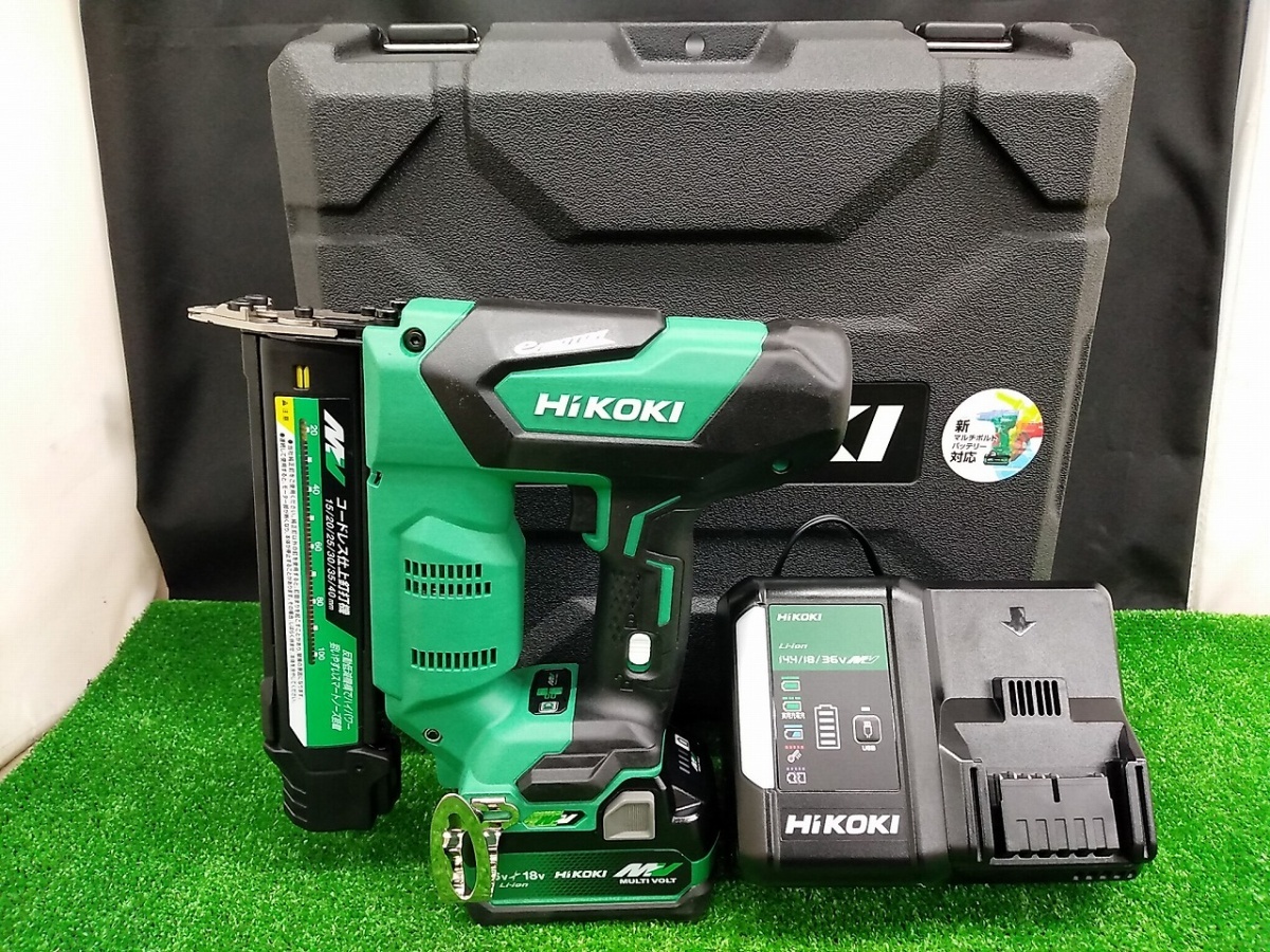 未使用品 HiKOKI ハイコーキ 36V マルチボルト 40mm コードレス 仕上釘打機 NT3640DA(XPZ) 【2】