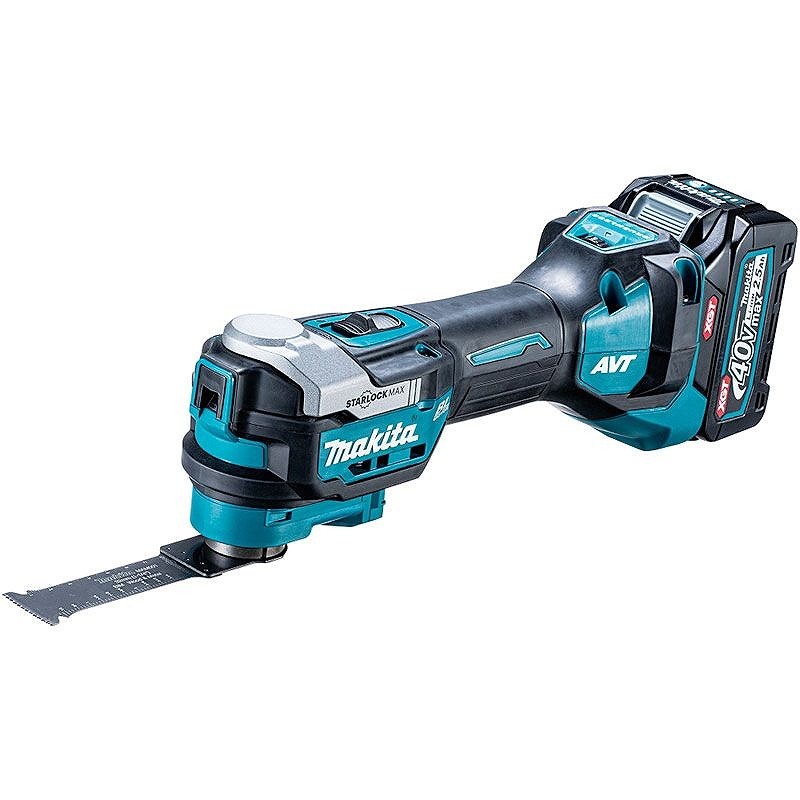 未開封 未使用品 makita マキタ 40Vmax 2.5Ah 充電式 マルチツール TM001GRDX バッテリー2個 充電器付