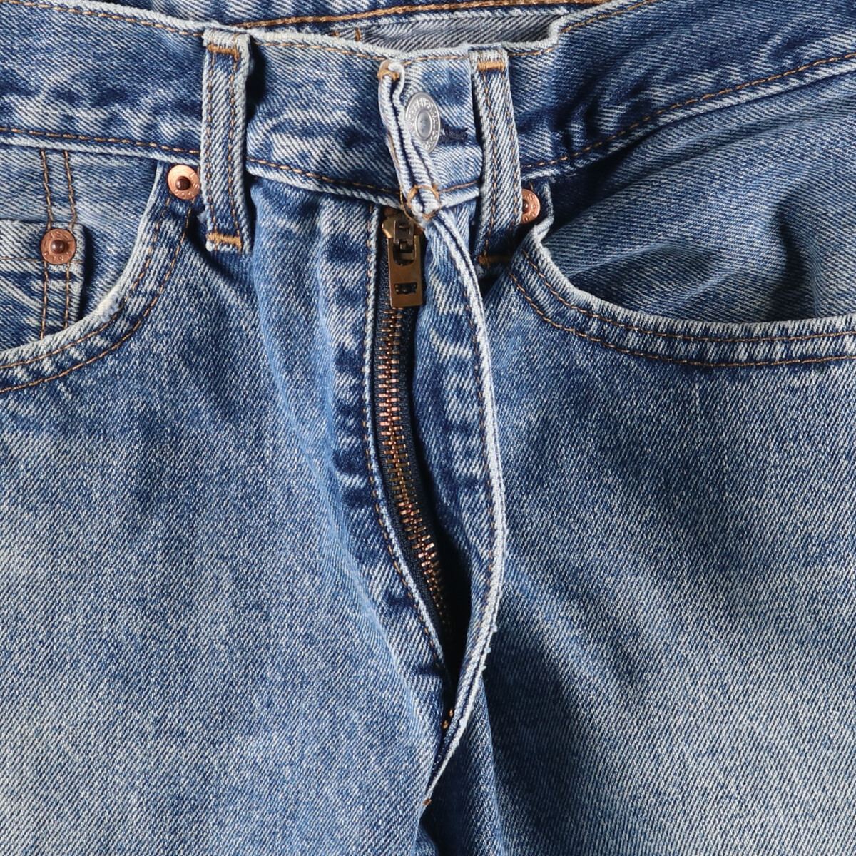  б/у одежда Levi's Levi's 505 REGULAR FIT конический Denim брюки мужской w32 соответствует /eaa498261
