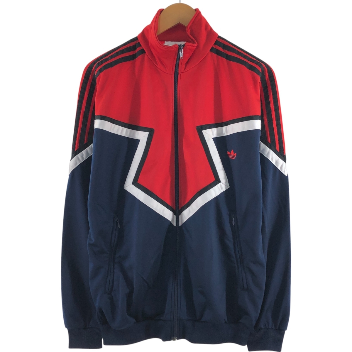 古着 80年代 アディダス adidas ジャージ トラックジャケット メンズM相当 ヴィンテージ /eaa512663