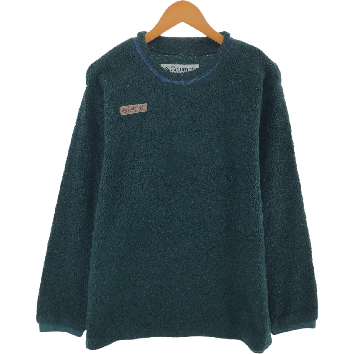 古着 90~00年代 コロンビア Columbia フリーススウェットシャツ トレーナー USA製 メンズM相当 /eaa513796