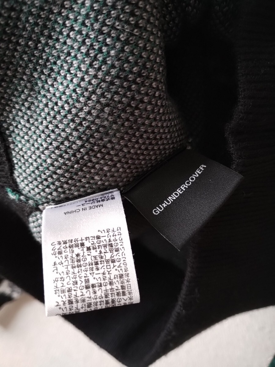 GU×UNDERCOVER 猫柄 ニット コラボ 長袖 プルオーバー セーター GU×UNDERCOVER 猫柄 ニット コラボ 長袖 プルオーバー セーター