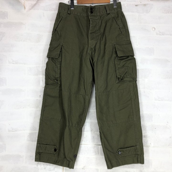 WAIPER.inc ARMEE フランス軍 M-47 カーゴパンツ 前期型 コットン制 SIZE: 12 オリーブ MH632025013114
