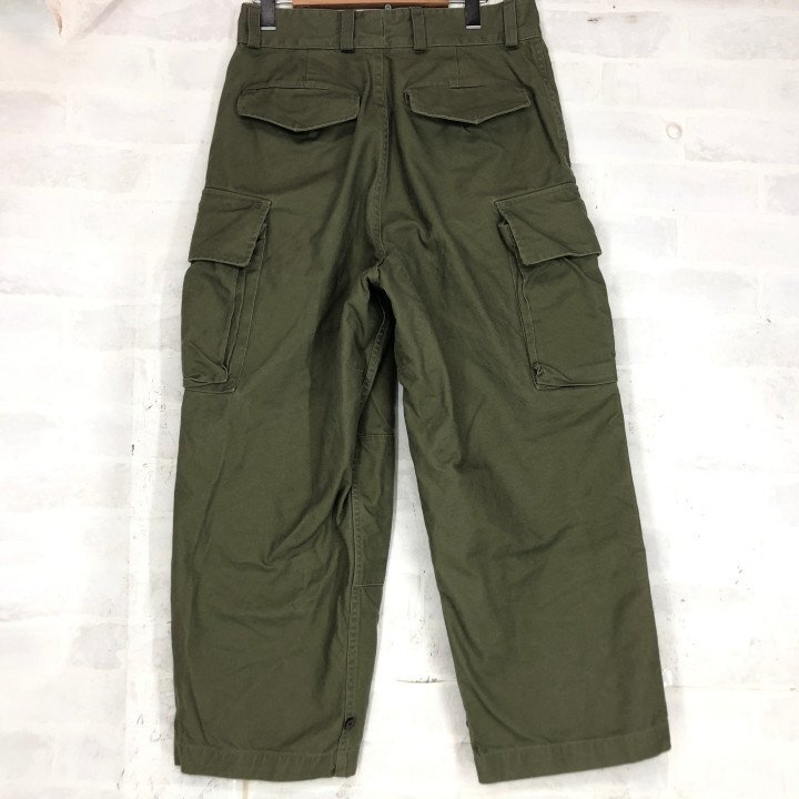 WAIPER.inc ARMEE フランス軍 M-47 カーゴパンツ 前期型 コットン制 SIZE: 12 オリーブ MH632025013114