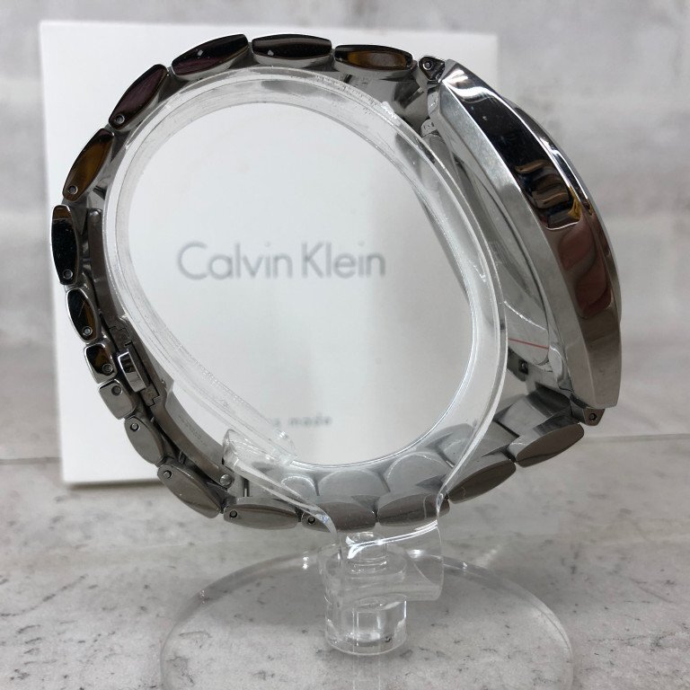 Calvin Klein カルバンクライン 箱有 調(diào)整コマ付き クロノグラフ Achieve アチーブ K8W3714N 腕時計 MH632025011505