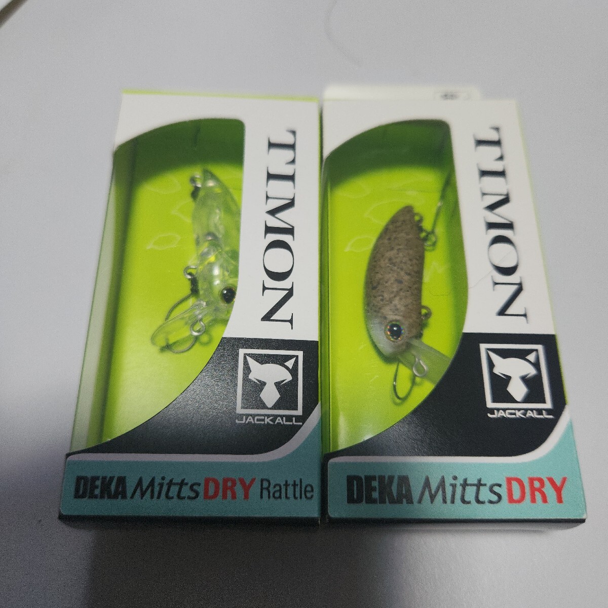 ティモン デカミッツドライ コバサンペレット ラトル クリアー TIMON DEKAMitts エリアトラウト