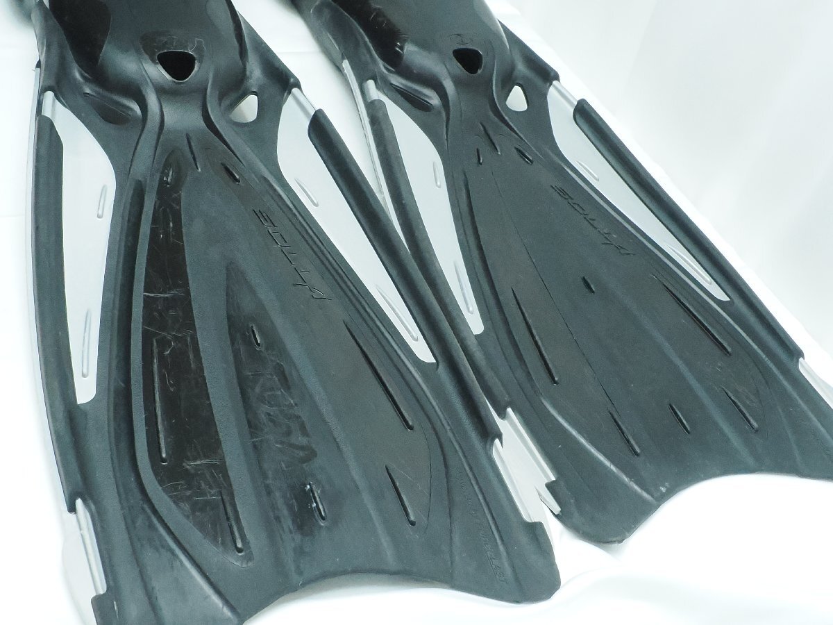 TUSA ツサ SOLLA ソラ フィン バンジーストラップ カラー:ブラック サイズ:L-XL(28-32cm) ランク:A [3F-63016]_画像5