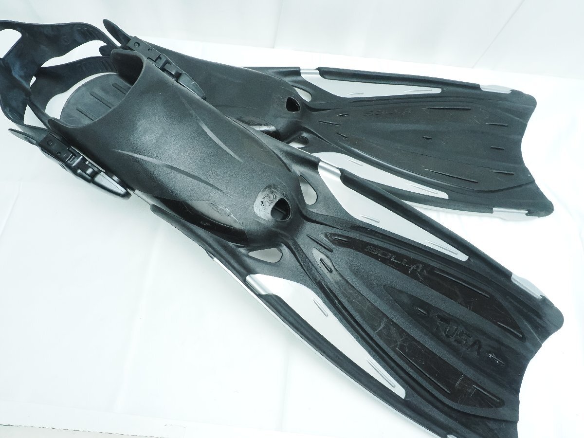 TUSA ツサ SOLLA ソラ フィン バンジーストラップ カラー:ブラック サイズ:L-XL(28-32cm) ランク:A [3F-63016]_画像1