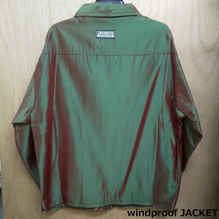 【特価！セール！】WINDPROOF　防風(fēng)ジップアップ ジャケット　ADVANCED　MENSWEAR　E72304ータマムシカラーー Mサイズ