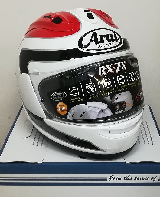 新品未使用品☆アライ RX-7X スペンサー白赤黒 XLサイズ(61 新品未使用品☆アライ RX-7X スペンサー白赤黒 XLサイズ(61