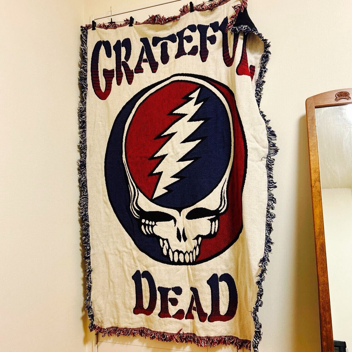 送料無料 GRATEFUL DEAD グレイトフルデッド ラグTP-CB-112 レア 送料無料 GRATEFUL DEAD グレイトフルデッド ラグTP-CB-112 レア