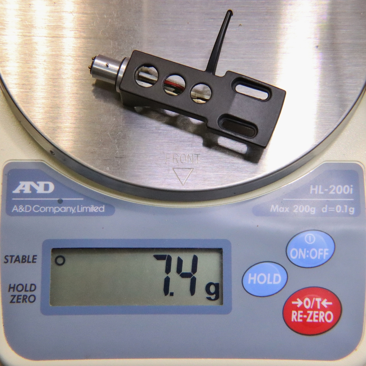 Technics/テクニクス SH-98D ロゴ無し アルミ製 ヘッドシェル 中古品/動作確認済み 送料込み　25A29009-B