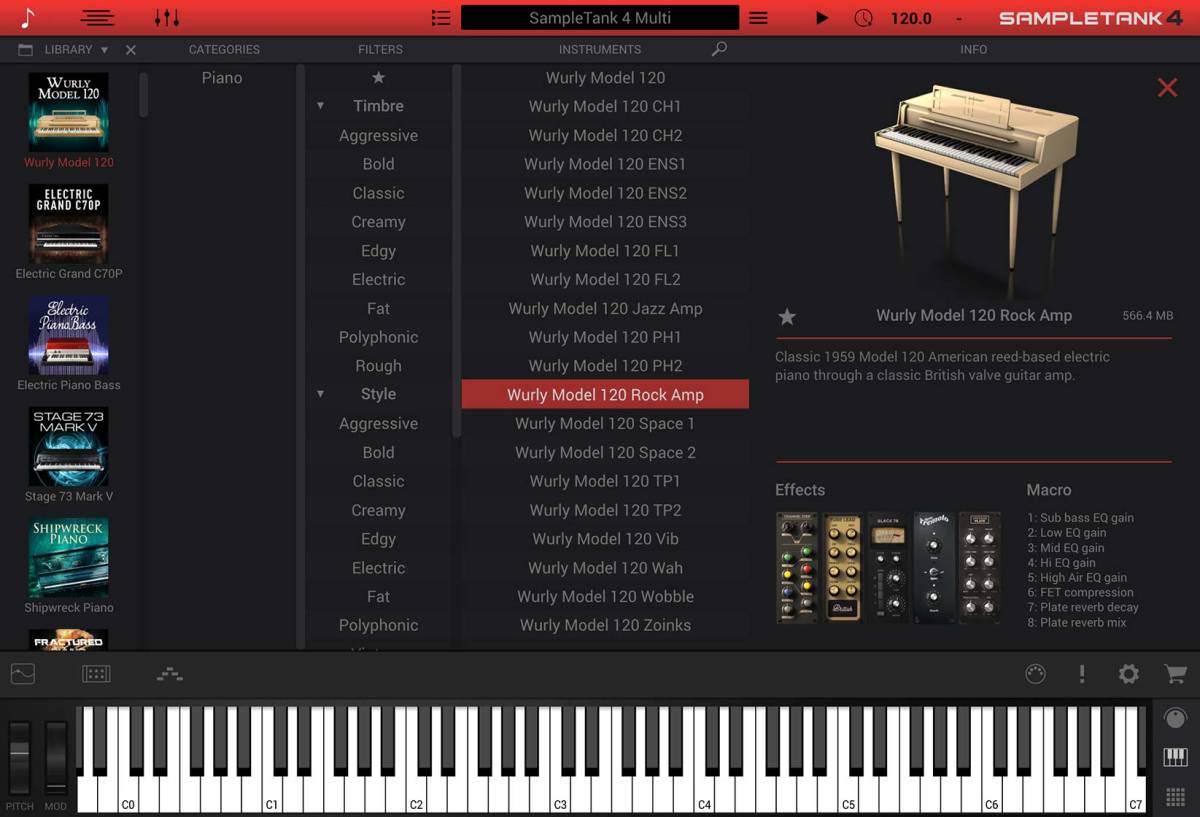 正規(guī)品 エレピ音源 Wurly Model 120 IK Multimedia 未使用 DTM ボカロ