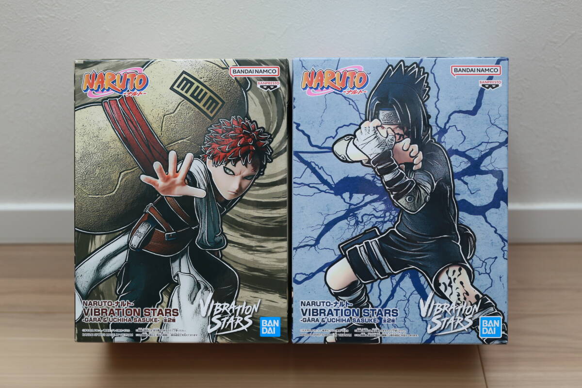 ★《新品未使用》NARUTO-ナルト- VIBRATION STARS-GRA ＆ UCHIHA SASUKE- 我愛羅&うちはサスケ フィギュア AB2個セット プライズ景品