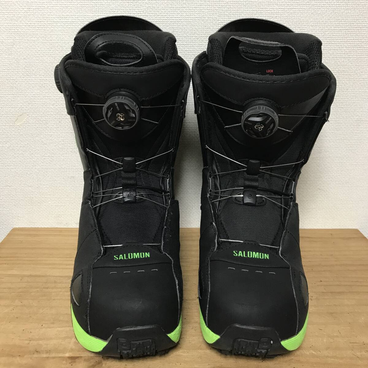 良好◇SALOMON SYNAPSE FOCUS BOA ブーツ 26.5cm ダブルボア 黒 良好◇SALOMON SYNAPSE FOCUS BOA ブーツ 26.5cm ダブルボア 黒