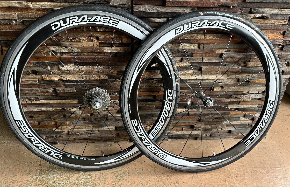 中古 SHIMANO シマノ DURA-ACE デュラエース WH-7850 700×23c シマノ 10s ホイールセット タイヤ ロードバイク パーツ