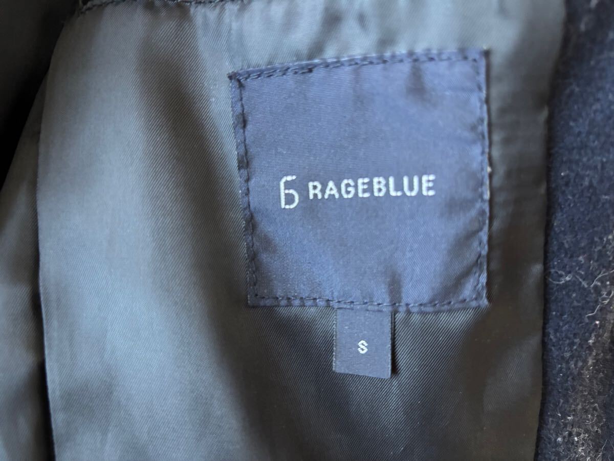 レイジブルー　rageblue チェスターコート　メルトンコート　ステンカラー アウター_画像3