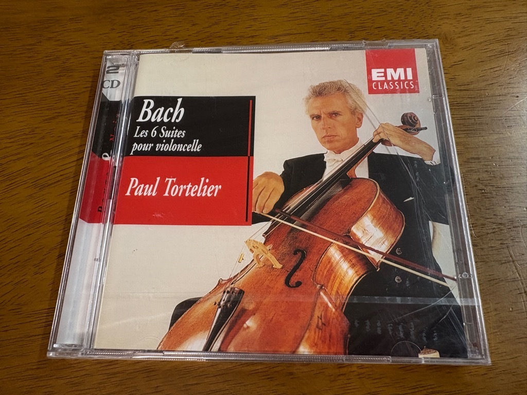 f7/2枚組CD バッハ ポール・トルトゥリエ Les 6 Suites pour violoncelle (チェロのための6つの組曲) 輸入盤