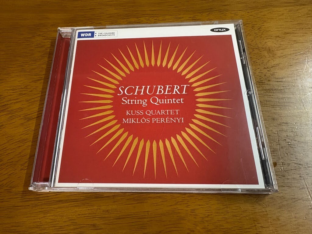 h7/CD シューベルト 弦楽五重奏曲 (String Quintet) Kuss Quarte ミクローシュ・ペレーニ (MIKLOS PERENYI) ONYX-4119 輸入盤