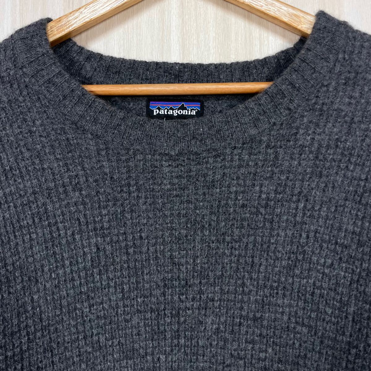 希少 19年製 Patagonia パタゴニア ナイロン混ウール ワッフル 希少 19年製 Patagonia パタゴニア ナイロン混ウール ワッフル