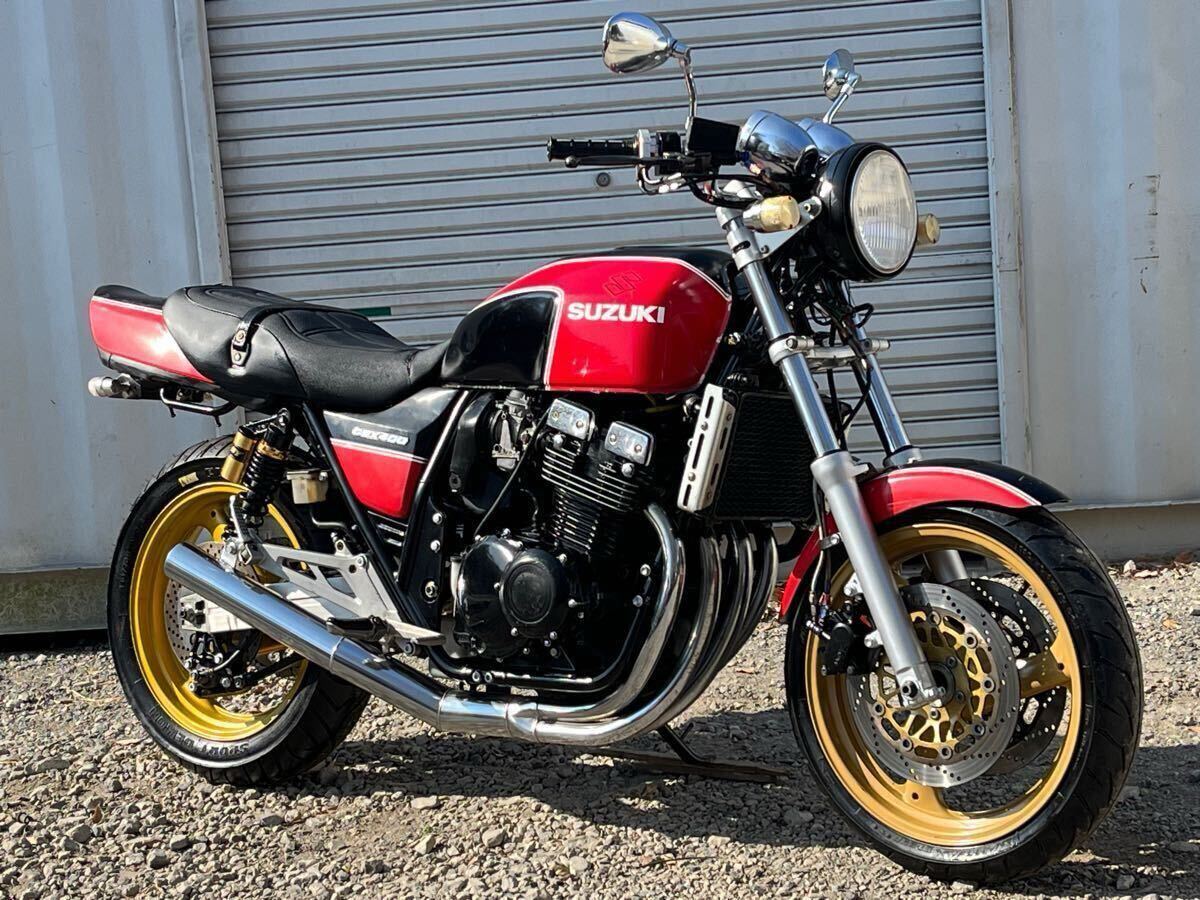 GSX400インパルス GK79A 実働 実働ベース 書付 水冷 絶版車 GSX400インパルス GK79A 実働 実働ベース 書付 水冷 絶版車