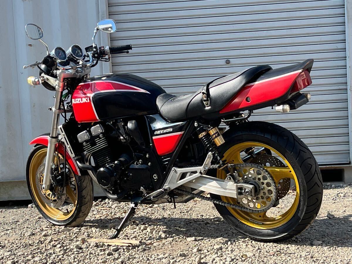GSX400インパルス GK79A 実働 実働ベース 書付 水冷 絶版車 GSX400インパルス GK79A 実働 実働ベース 書付 水冷 絶版車
