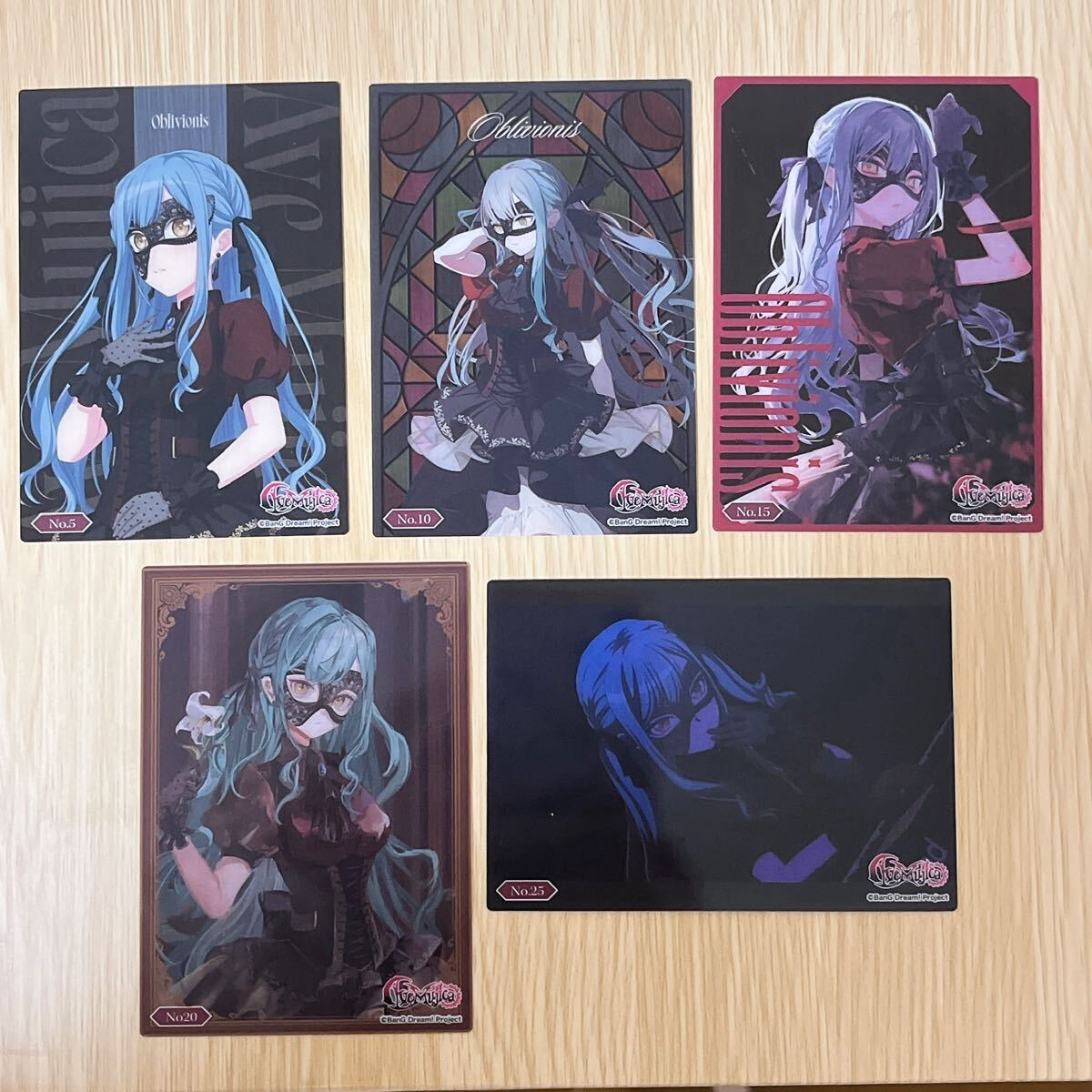 バンドリ Ave Mujica アベムジカ クリアカード オブリビオニス バンドリ Ave Mujica アベムジカ クリアカード オブリビオニス