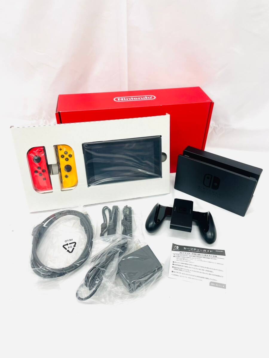 H1502*25 未使用 Nintendo 任天堂 SWITCH HAC-001 付属品一式あり 箱付き ゲーム機