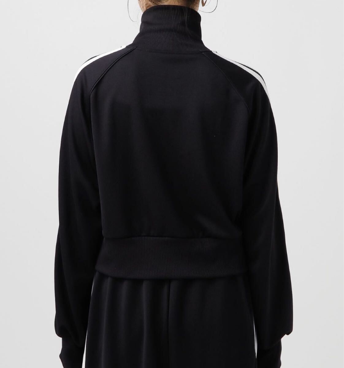 BAYFLOW ベイフロー ショートトラックジャケット ブラック サイズ FREE ジャージ スウェット_画像3