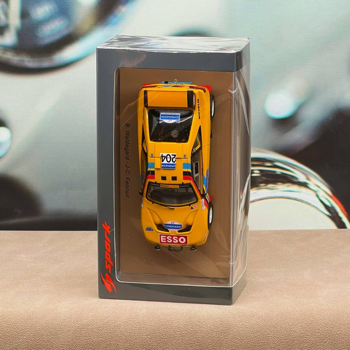  Spark 1/43 SPARK Peugeot PEUGEOT 405 T16 Grand Raid Paris-Dakar 1990 2 ранг S5625
