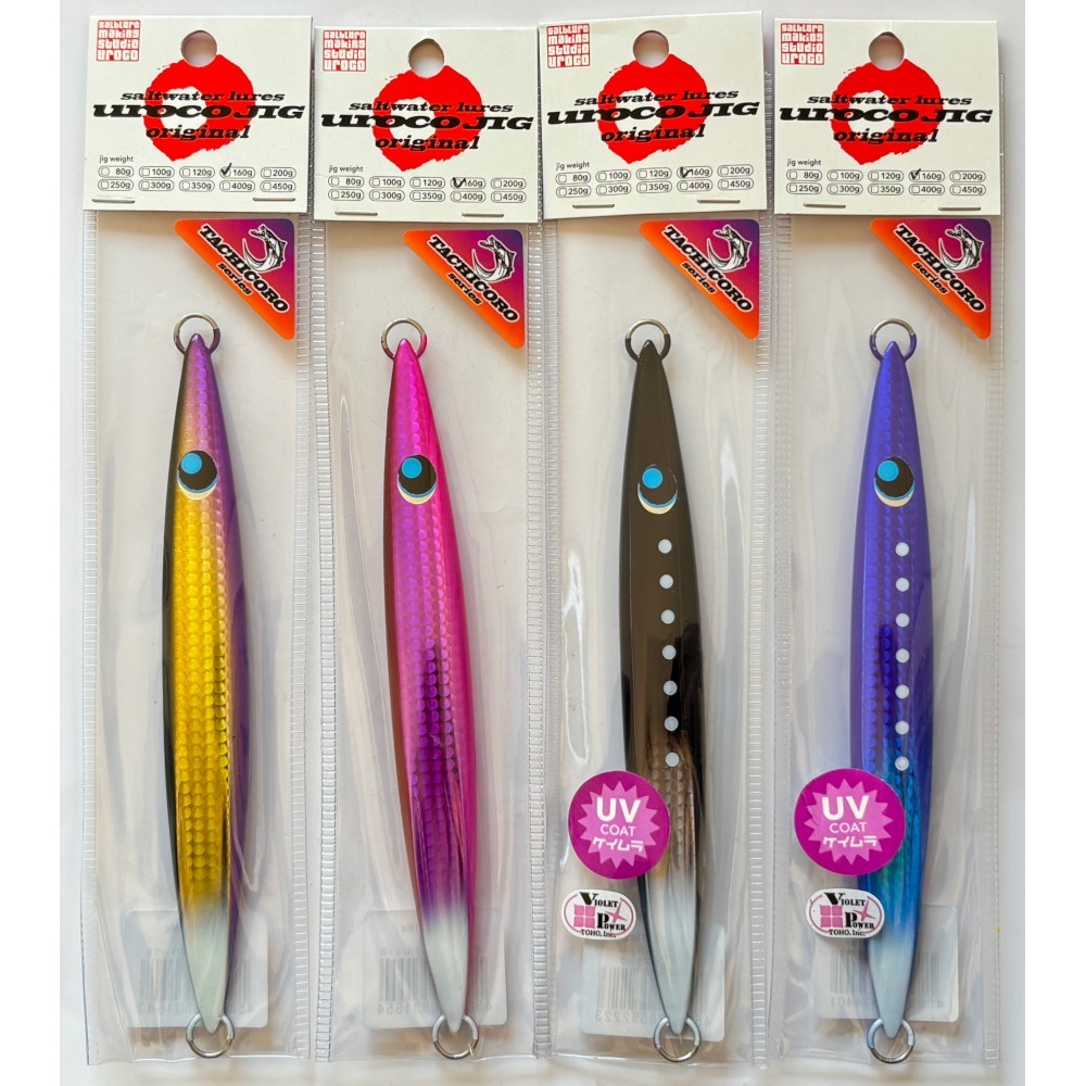 送料無料　ウロコジグ　オリジナル　タチコロカラー　160g　4色セット