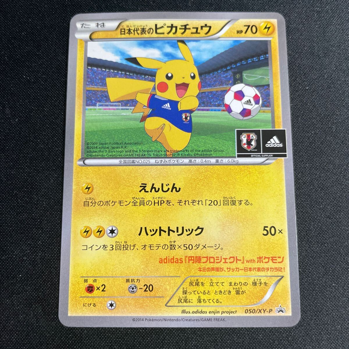 日本代表のピカチュウ ポケモンカード ピカチュウ プロモ XY-P 日本代表のピカチュウ ポケモンカード ピカチュウ プロモ XY-P