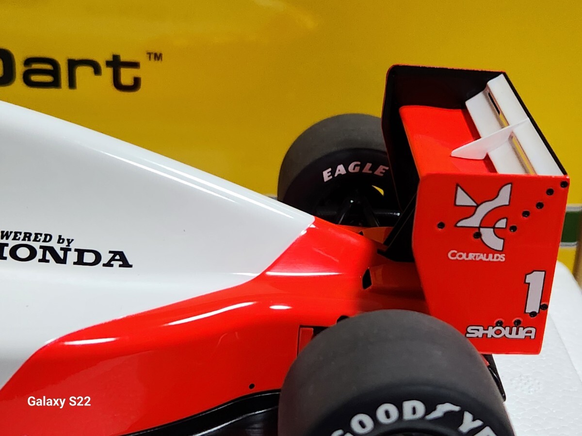 オートアート 1/18 マクラーレン ホンダ MP4/6 No.1 アイルトン オートアート 1/18 マクラーレン ホンダ MP4/6 No.1 アイルトン