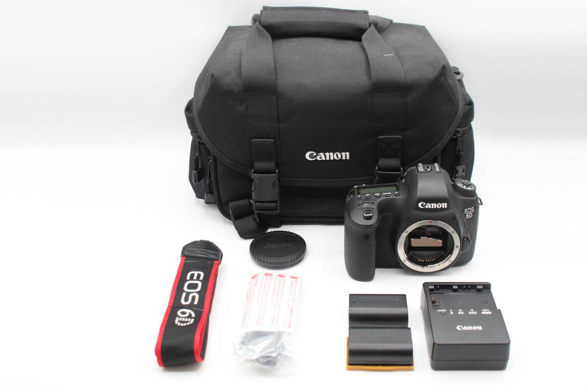 極美品◆Canon キヤノン EOS 6D ボディ◆バッテリー2個付0122-1125 極美品◆Canon キヤノン EOS 6D ボディ◆バッテリー2個付0122-1125
