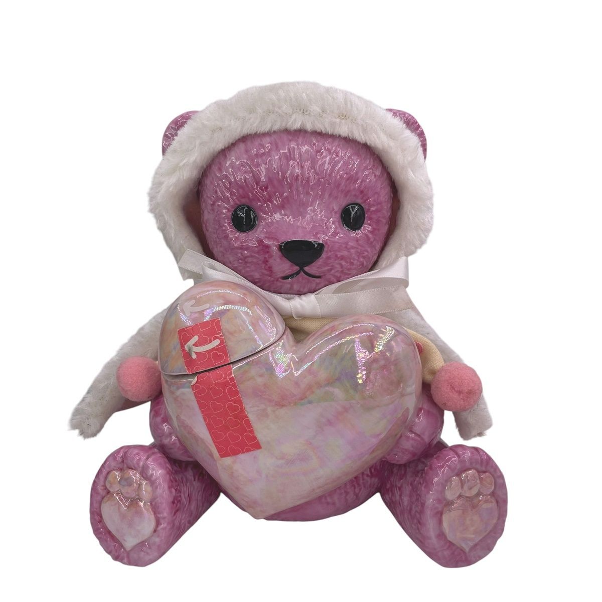 中古】 空ボトル テディ デキャンタ ローズ ピンク さくら 中古】 空ボトル テディ デキャンタ ローズ ピンク さくら